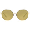 Foster Grant Unisex Festival Collection Gold Shea Hex Lenses Sunglasses (i29)