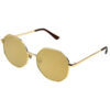Foster Grant Unisex Festival Collection Gold Shea Hex Lenses Sunglasses (i29)