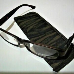 FOSTER GRANT Reading Glasses - Jake Wood-Grain EFFECT - NEW + Case (A99)