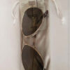 Gold Unisex F&F - Pilot Style Sunglasses (F153)