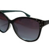 Foster Grant Women's Black/Green Sunglasses (i74)