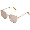 Foster Grant Women's Fashion Gold Cat Eye Sunglasses (i75)