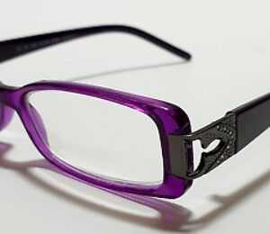 Foster Grant Women's Pretty Purple Reading Glasses +1.50 Precious