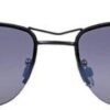 Foster Grant Drivers Sunglasses Men's Gunmetal Large Lens Semi Rimless (i14)
