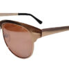 TOPMAN Men's Retro Rose Gold Sunglasses (H8)