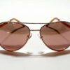 Rose Gold Women's Sunglasses Pilot Style Foster Grant (E119)