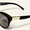 River Island Sunglasses Matte Black & Gold (A238)