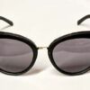 River Island Sunglasses Matte Black & Gold (A238)