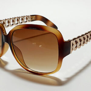 Stylish Women's Gold/Tort Large Lens Sunglasses (F100)