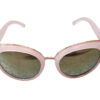 River Island Sunglasses Pink & Rose Gold (A234)