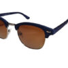 TOPMAN Men's Retro Navy Sunglasses (H127)