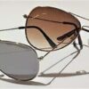 PILOT SUNGLASSES TWIN PACK UNISEX GOLD / SILVER GREAT VALUE (F101)