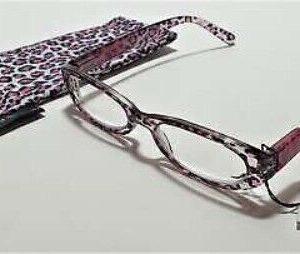 Quality Reading Glasses by Sight Station - Charlotte Pink + Protective Case (F4)