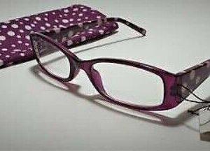 Quality Sight Station Reading Glasses - Henrietta Purple + Case (F1)