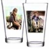 STAR WARS - TWIN PACK PINT GLASS - R2-D2 - CHEWBACCA - PORG