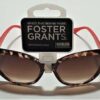 Foster Grants Ladies SUNGLASSES - Coral - Stylish Pink & Tort (E110)