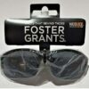 Foster Grant MENS Sunglasses Wrap Around Flexible Style. SLASH BLK SPORT (SFGA15