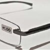 FOSTER GRANT - READING GLASSES - TODD GUN - RIMLESS ULTRA THIN LIGHTWEIGHT FRAME