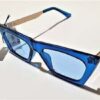 Urban Outfitters Sunglasses RETRO INDIE CAT EYE - Blue Sliver - blue tint lens (