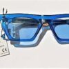 Urban Outfitters Sunglasses RETRO INDIE CAT EYE - Blue Sliver - blue tint lens (