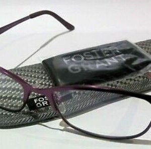 Foster Grant Reading Glasses - (PINK) with case and cloth - NEW MAGNIVISION