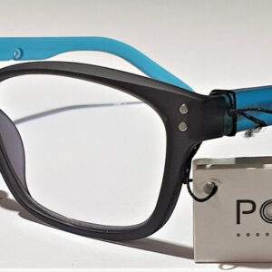 Polinelli® MILANO Quality Premium Reading Glasses - Black / Aqua