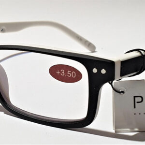 Polinelli® MILANO Quality Premium Reading Glasses - Black / White