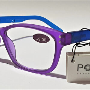 Polinelli® MILANO Quality Premium Reading Glasses - Purple / Aqua