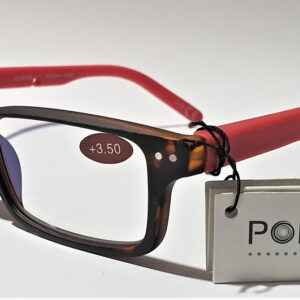 Polinelli® MILANO Quality Premium Reading Glasses - Tortoise / Red
