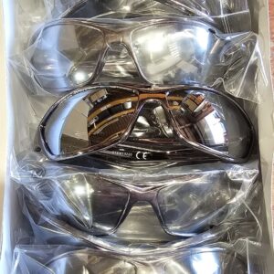 Men's Sport Silver Sunglasses Job Lot Box of X12