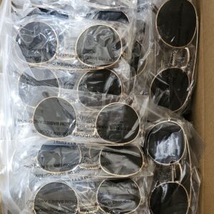 TRADE, JOB LOT Urban Outfitters Retro Gold Round Sunglasses X100