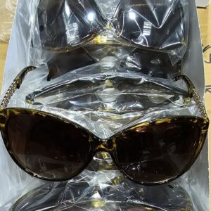 Job Lot of X12 TRADE Sunglasses Brown-Gold Women's ()