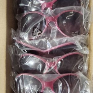 X42 Trade Job lot Wholesale Pink Children's Kids Butterfly Sunglasses