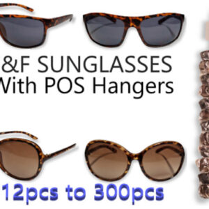 Retail Job Lots F&F SUNGLASSES, Ideal For small shops, Markets, Car boots WITH D