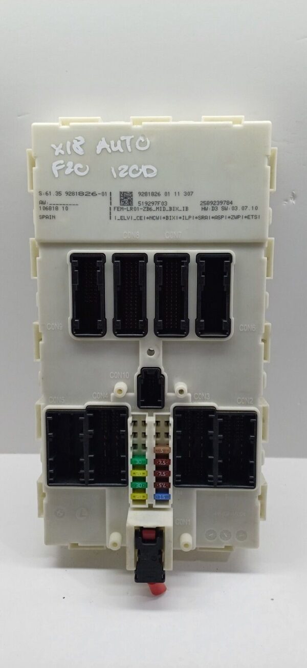 FEM Module BMW F20 F21 F22 F30 F32 ECU Control Unit Fuse Box 9281826