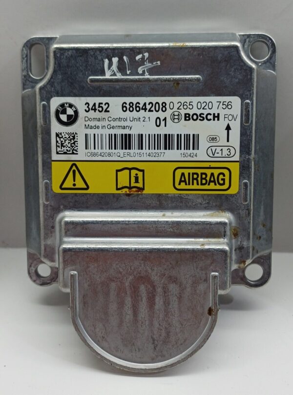 BMW 6 SERIES F13 AIRBAG ECU 265020756 (137)