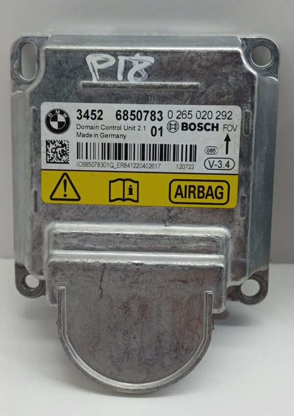 BMW 6 SERIES F13 AIRBAG ECU 265020292 (138)