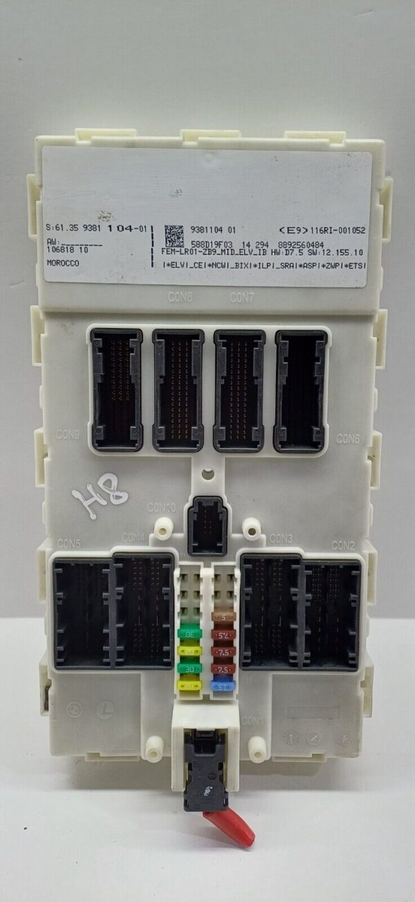BMW 1 3 SERIES F20 F30 FUSE BOX MODULE 9381104