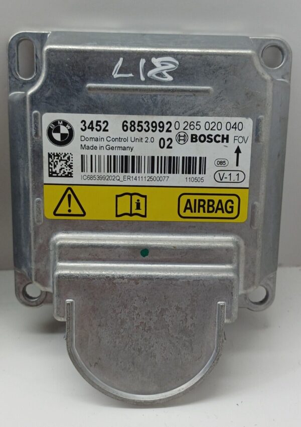 BMW 6 SERIES F13 AIRBAG ECU 265020040 (140)