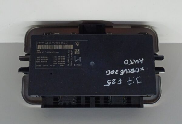 Bmw 5 Series 2012 F10 Footwell Light Control Module Ecu - 9250458901 (131)