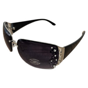 Women's Black & Silver Sunglasses ()