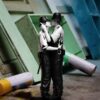 Mighty Jaxx Banksy Kissing Coppers Limited Statue Fashion Collectible New Stock