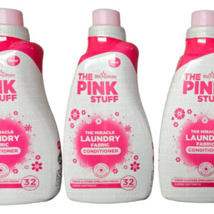 Triple Pack** THE PINK STUFF Miracle Laundry Fabric Conditioner 32 Washes 960ML