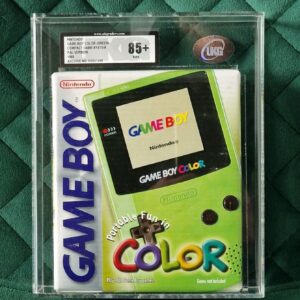 Graded UKG - 85+ NM+ - NINTENDO Gameboy Colour - Lime Green RARE - New Sealed