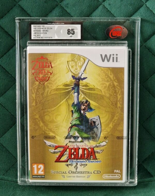 Graded UKG - Wii - 85 NM - Zelda Skyward Sword (LIMITED EDITION) - New Sealed