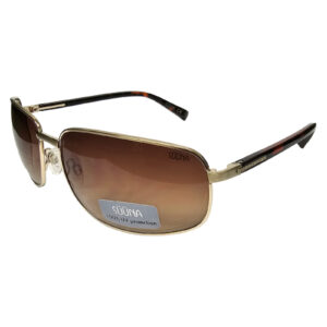 Suuna Quality Designer Men's Baja Gold Sunglasses (DSA13)