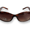 Foster Grant Stylish Dorinda Brown Animal Print Women's Sunglasses (K2)