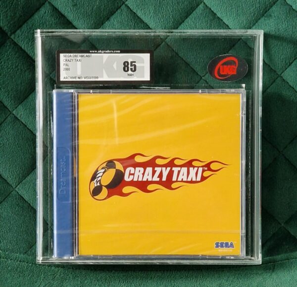 Graded UKG - Sega Dreamcast - 85 NM+ - Crazy Taxi - New Sealed