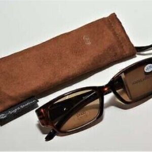 Sight Station Quality SUN-READERS - (F27) Vita Brown +3.00 + Protective Case