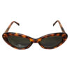 Anthropologie Women's Designer Sunglasses- Slim Cat Brn/Brun with soft case (...